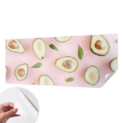 Selbstklebende Fototapete mit Avocado-Motiv