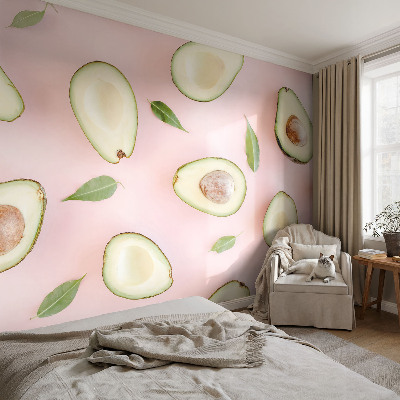 Selbstklebende Fototapete mit Avocado-Motiv