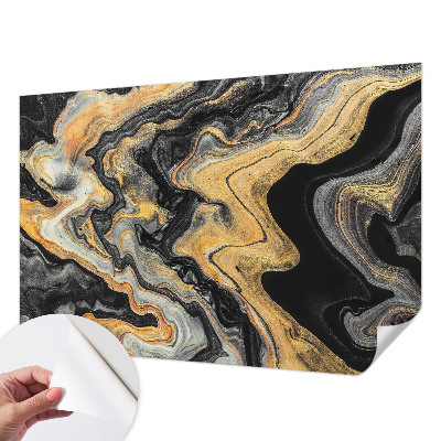 Selbstklebende Fototapete für die Wand mit kaleidoskopischem Linienmuster