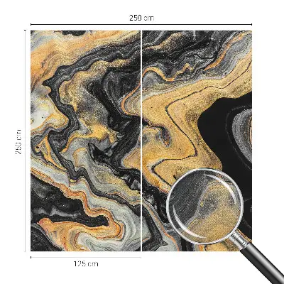 Selbstklebende Fototapete für die Wand mit kaleidoskopischem Linienmuster