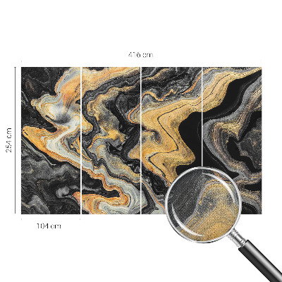 Selbstklebende Fototapete für die Wand Kaleidoskop der Linien