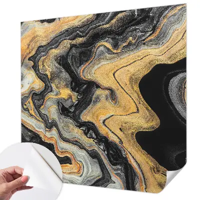 Selbstklebende Fototapete für die Wand mit kaleidoskopischem Linienmuster