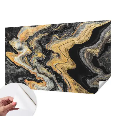 Selbstklebende Fototapete für die Wand mit kaleidoskopischem Linienmuster