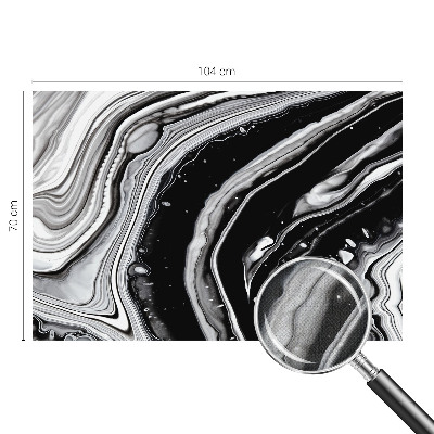 Selbstklebende Fototapete fürs Kinderzimmer Monochromatische Wellen