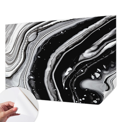 Selbstklebende Fototapete fürs Kinderzimmer Monochromatische Wellen