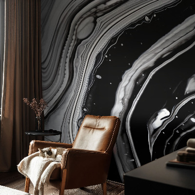 Selbstklebende Fototapete fürs Kinderzimmer Monochromatische Wellen