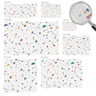 22D-Fototapete fürs Wohnzimmer Regenbogenstücke