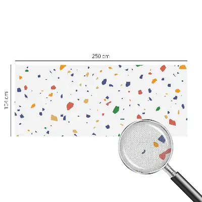 22D-Fototapete fürs Wohnzimmer mit Motiv „Regenbogenstücke“