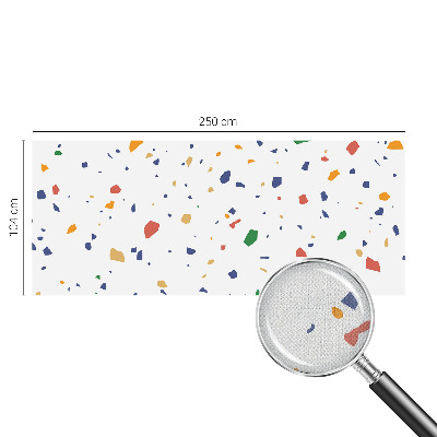 22D-Fototapete fürs Wohnzimmer Regenbogenstücke