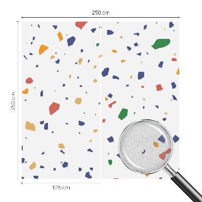 22D-Fototapete fürs Wohnzimmer Regenbogenstücke
