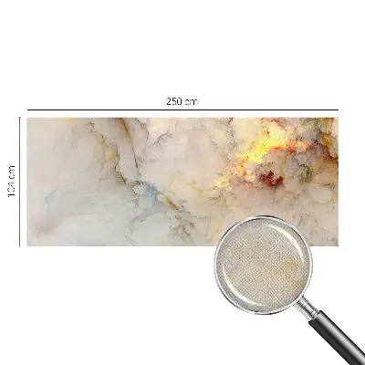 22D-Fototapete fürs Schlafzimmer mit einer farbenfrohen Landschaft