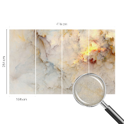 22D-Fototapete fürs Schlafzimmer Farbenfrohe Landschaft