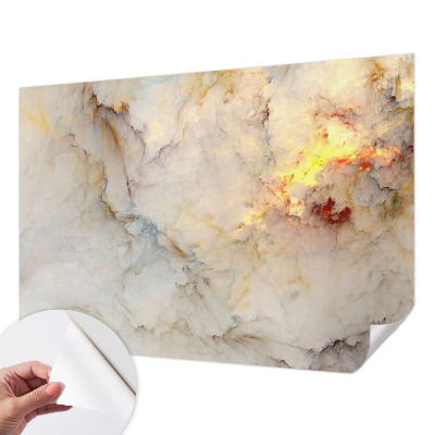 22D-Fototapete fürs Schlafzimmer Farbenfrohe Landschaft