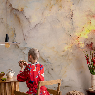 22D-Fototapete fürs Schlafzimmer Farbenfrohe Landschaft