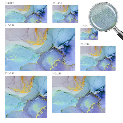 Motivtapete nach Maß Aquarellformen