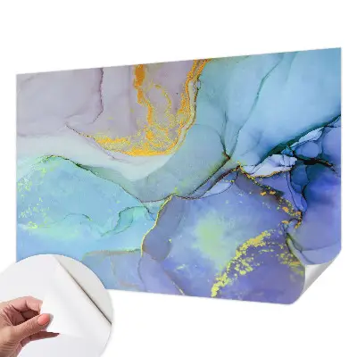Motivtapete nach Maß mit Aquarellformen