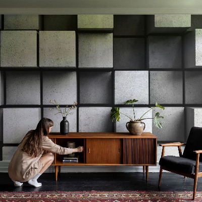 Moderne Fototapete nach Maß Geometrische Würfel