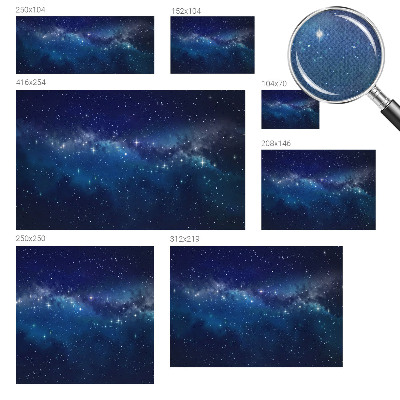 Selbstklebende Fototapete Sternennacht