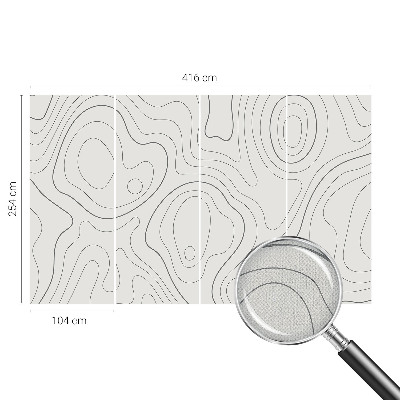 Selbstklebende Fototapete für die Wand Flüssigkeitsleitungen