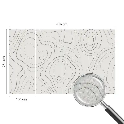 Selbstklebende Fototapete für die Wand mit Motiv von Flüssigkeitsleitungen