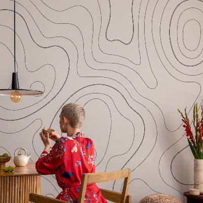 Selbstklebende Fototapete für die Wand Flüssigkeitsleitungen