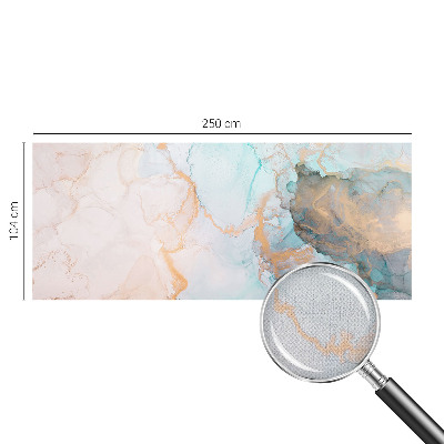 Selbstklebende Fototapete fürs Kinderzimmer mit Aquarellwellen als Motiv