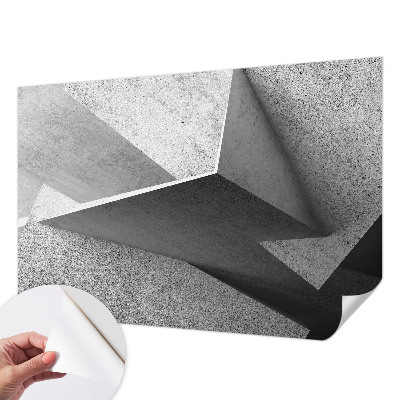 Selbstklebende Fototapete fürs Schlafzimmer mit geometrischen Strukturen