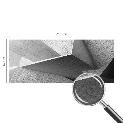 Selbstklebende Fototapete fürs Schlafzimmer mit geometrischen Strukturen