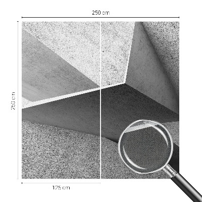 Selbstklebende Fototapete fürs Schlafzimmer mit geometrischen Strukturen