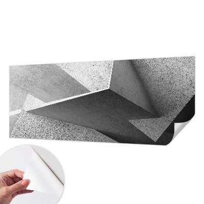 Selbstklebende Fototapete fürs Schlafzimmer mit geometrischen Strukturen