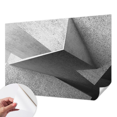 Selbstklebende Fototapete fürs Schlafzimmer mit geometrischen Strukturen