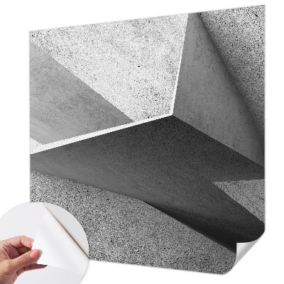 Selbstklebende Fototapete fürs Schlafzimmer mit geometrischen Strukturen
