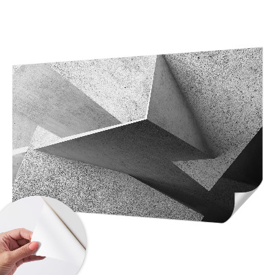 Selbstklebende Fototapete fürs Schlafzimmer mit geometrischen Strukturen