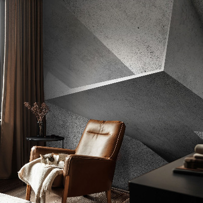 Selbstklebende Fototapete fürs Schlafzimmer mit geometrischen Strukturen