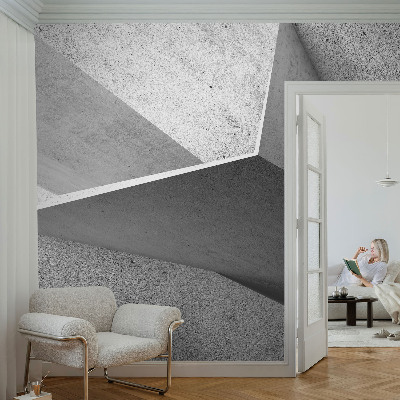 Selbstklebende Fototapete fürs Schlafzimmer mit geometrischen Strukturen