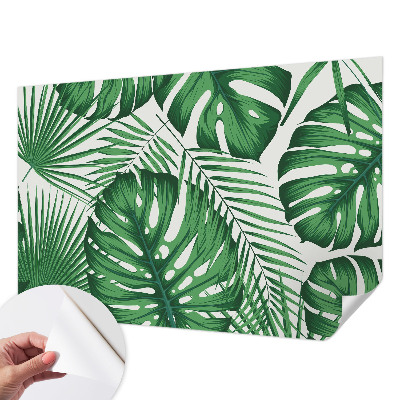 23D-Fototapete Tropische Blätter