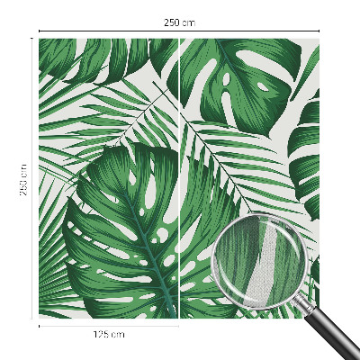 23D-Fototapete Tropische Blätter