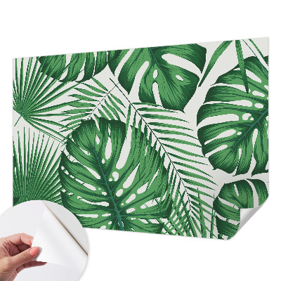 23D-Fototapete Tropische Blätter