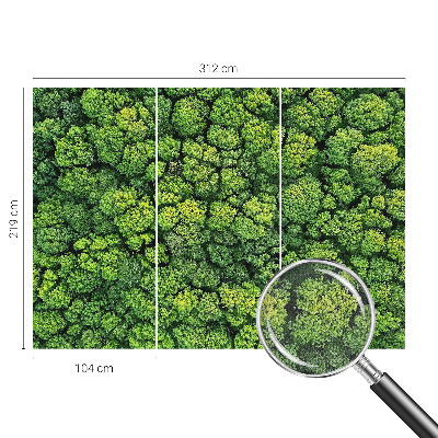 Fototapete nach Maß mit einem Waldpanorama