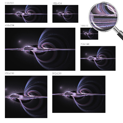 23D-Fototapete fürs Schlafzimmer mit einer kosmischen abstraktion als motiv
