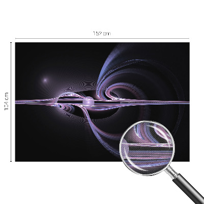 23D-Fototapete fürs Schlafzimmer mit einer kosmischen abstraktion als motiv