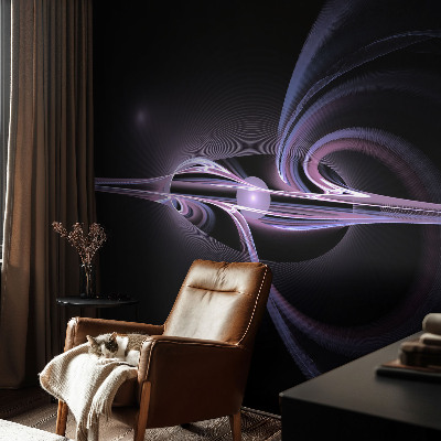 23D-Fototapete fürs Schlafzimmer Kosmische Abstraktion