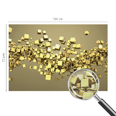 Motivtapete fürs Wohnzimmer Kreative Würfel