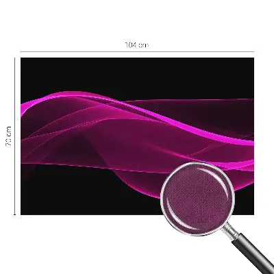 Moderne Fototapete nach Maß mit rosa Bändern