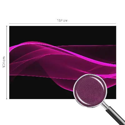 Moderne Fototapete nach Maß mit rosa Bändern