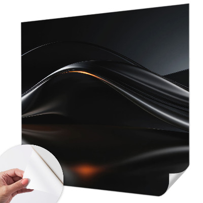 Motivtapete nach Maß Metallische Wellen