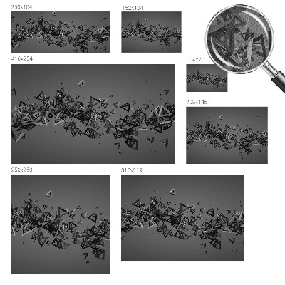 Hochwertige Bildtapete Geometrische Abstraktionen