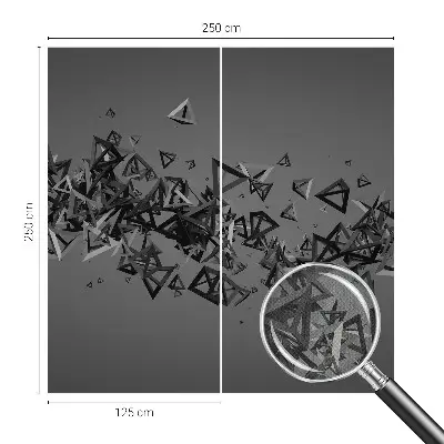 Hochwertige Bildtapete mit geometrischem abstraktem Motiv
