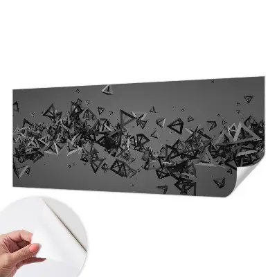 Hochwertige Bildtapete mit geometrischem abstraktem Motiv