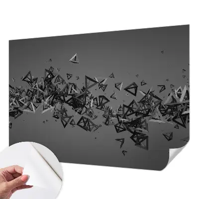 Hochwertige Bildtapete mit geometrischem abstraktem Motiv